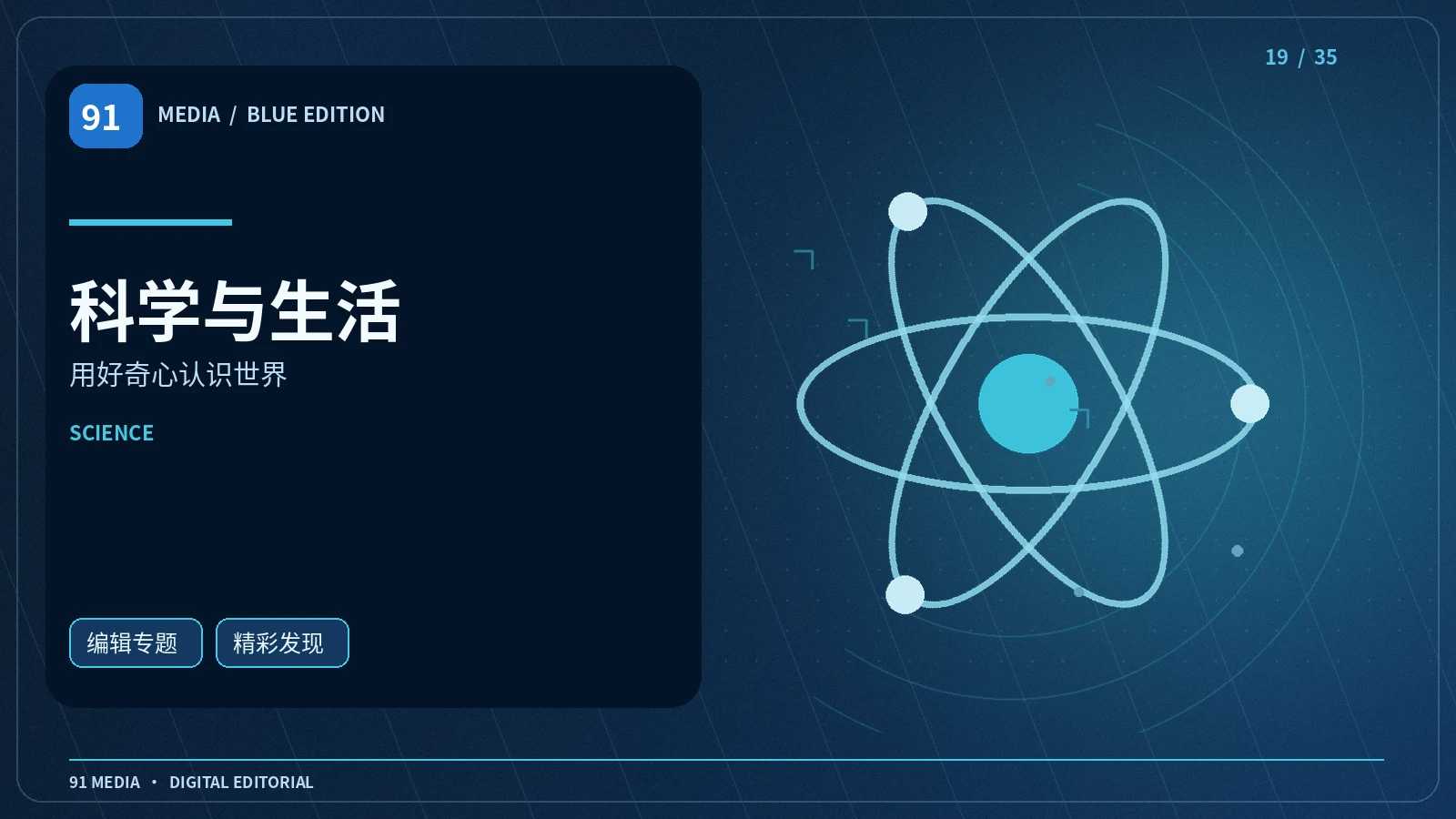 好奇百科栏目视觉